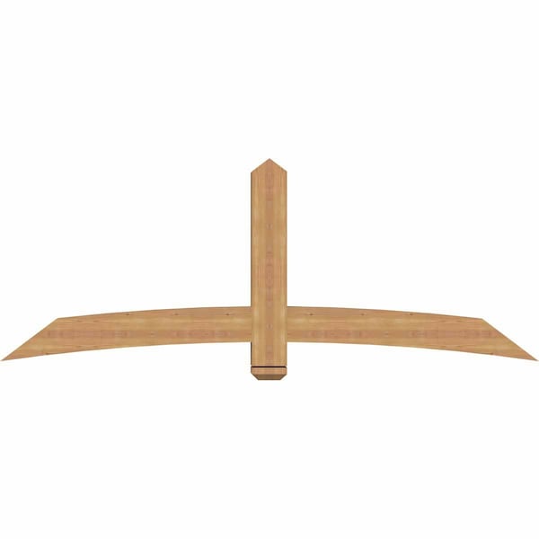 Ekena Millwork Bellingham Timber Gable Bracket, Western Red Cedar, 84"W x 31"H x 5 1/2"D x 5 1/2"F, 9/12 Pitch GBW084X31X0606BEL00SWR - main